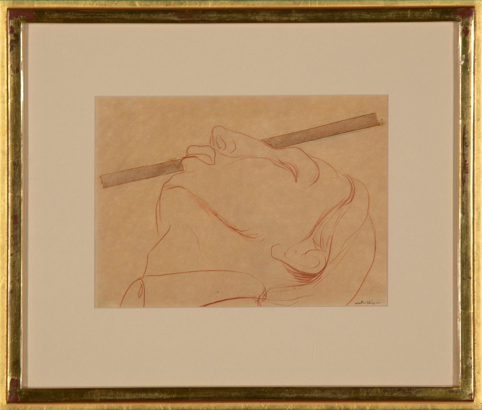 Victor Higgins, Untitled (Indian Head) (1 of 3)