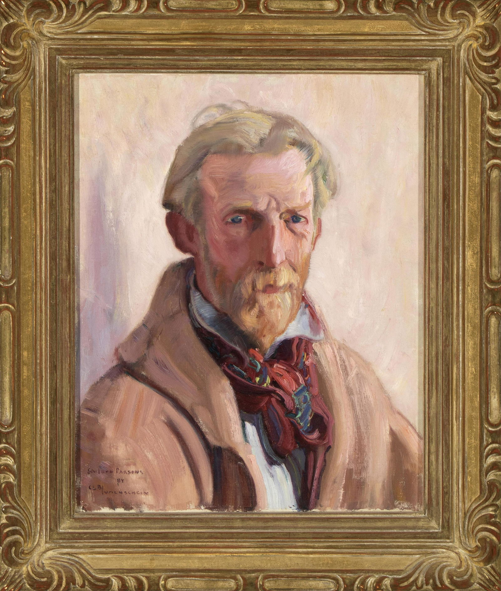 Ernest L. Blumenschein, Portrait of Sheldon Parsons (1 of 2)