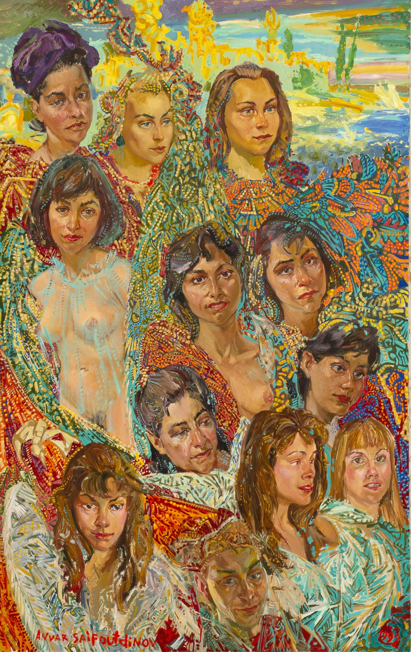 Anvar Saifoutdinov, Taos, 1992 (1 of 1)