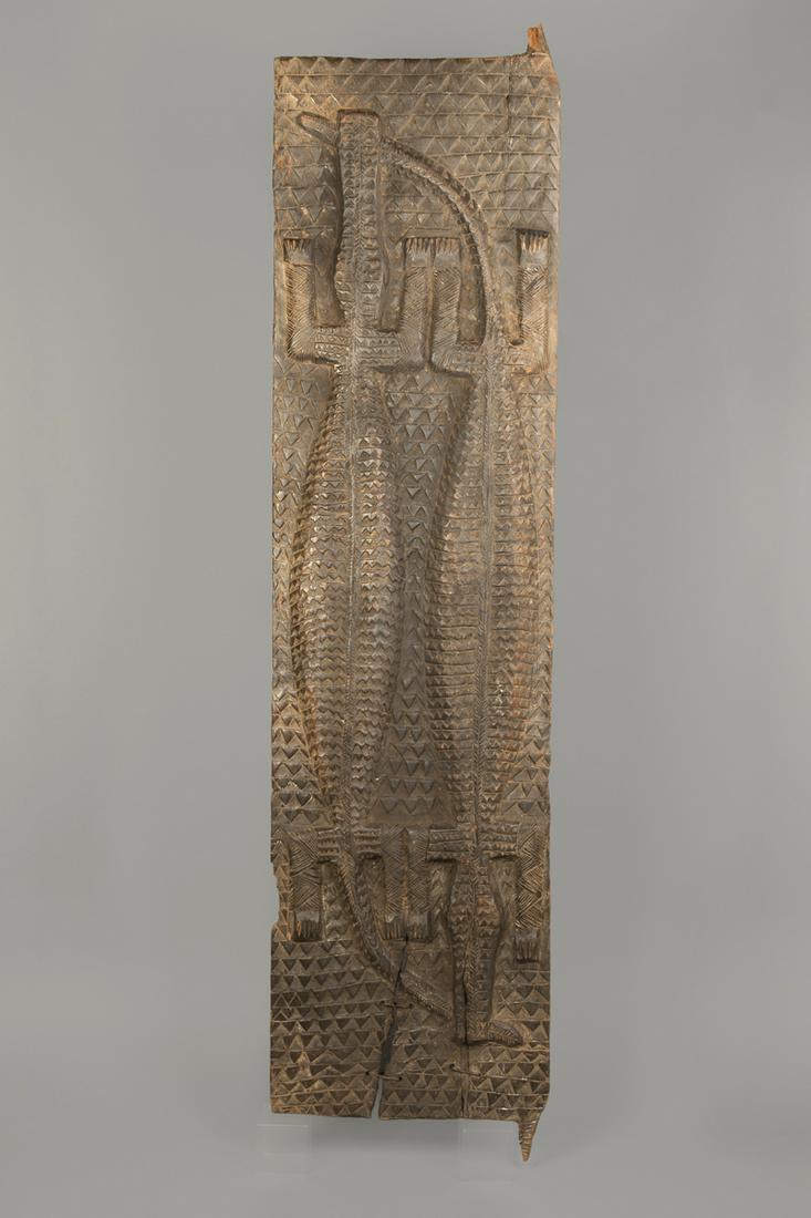 Africa, Ivory Coast, Mali, Carved Wood Door, Late 20th (1 of 3)