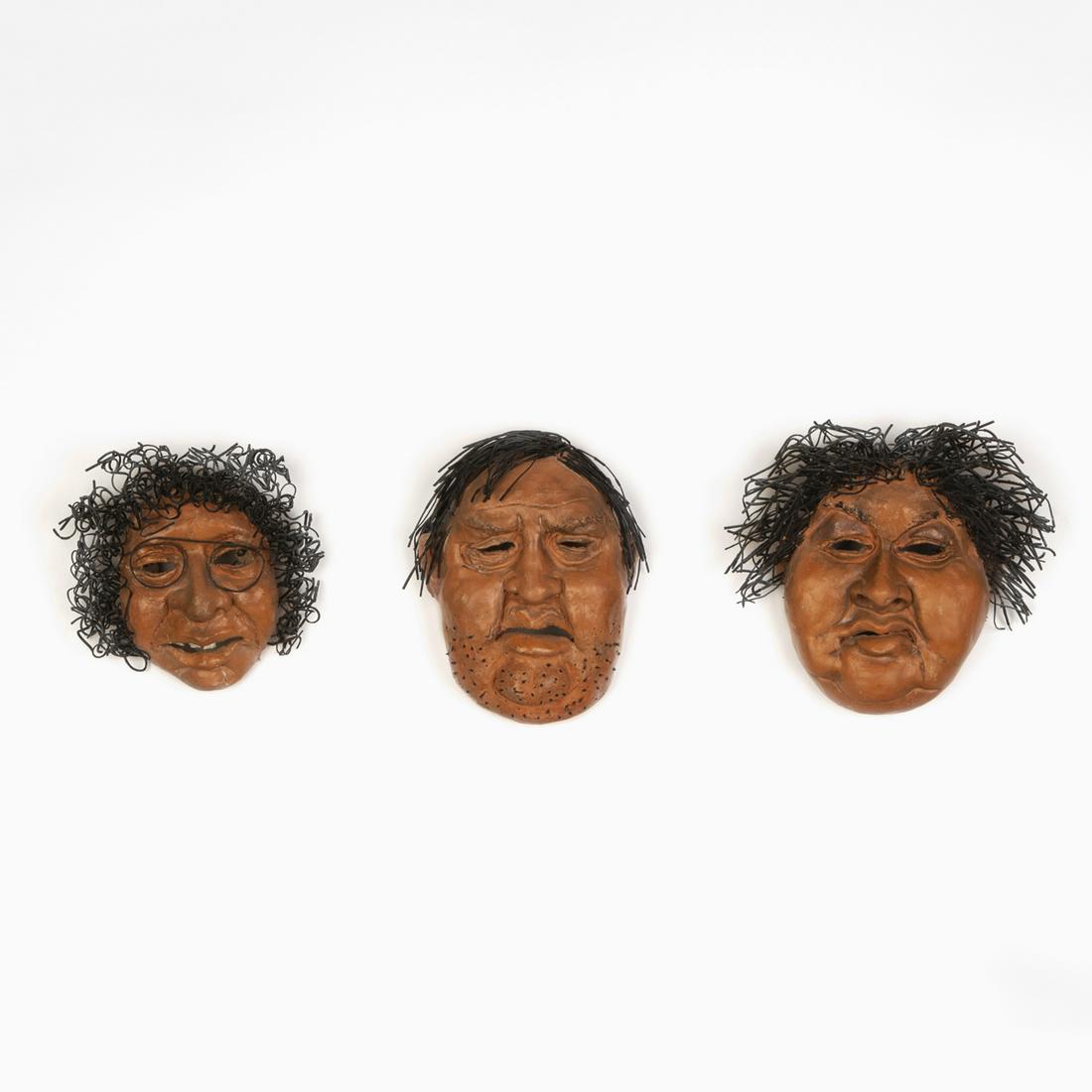 Joe Mariscal, Group of Three Masks, 1984 (1 of 1)