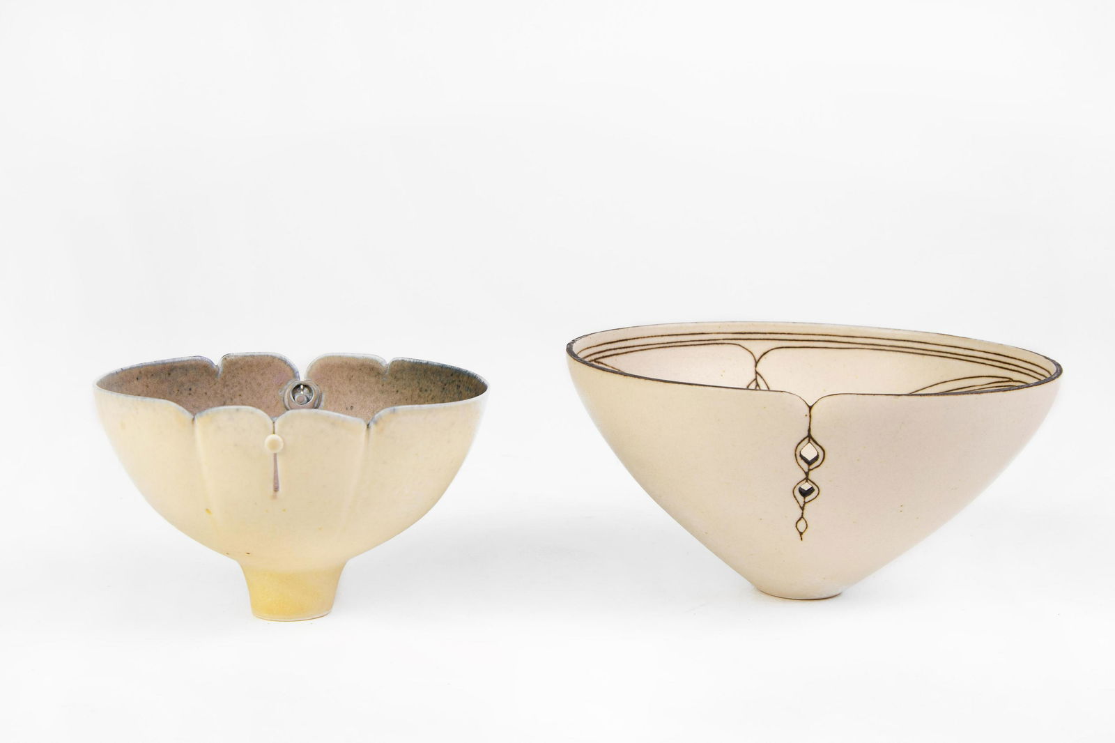 Sheila Fournier and Anne James, Two Porcelain Bowls (1 of 2)