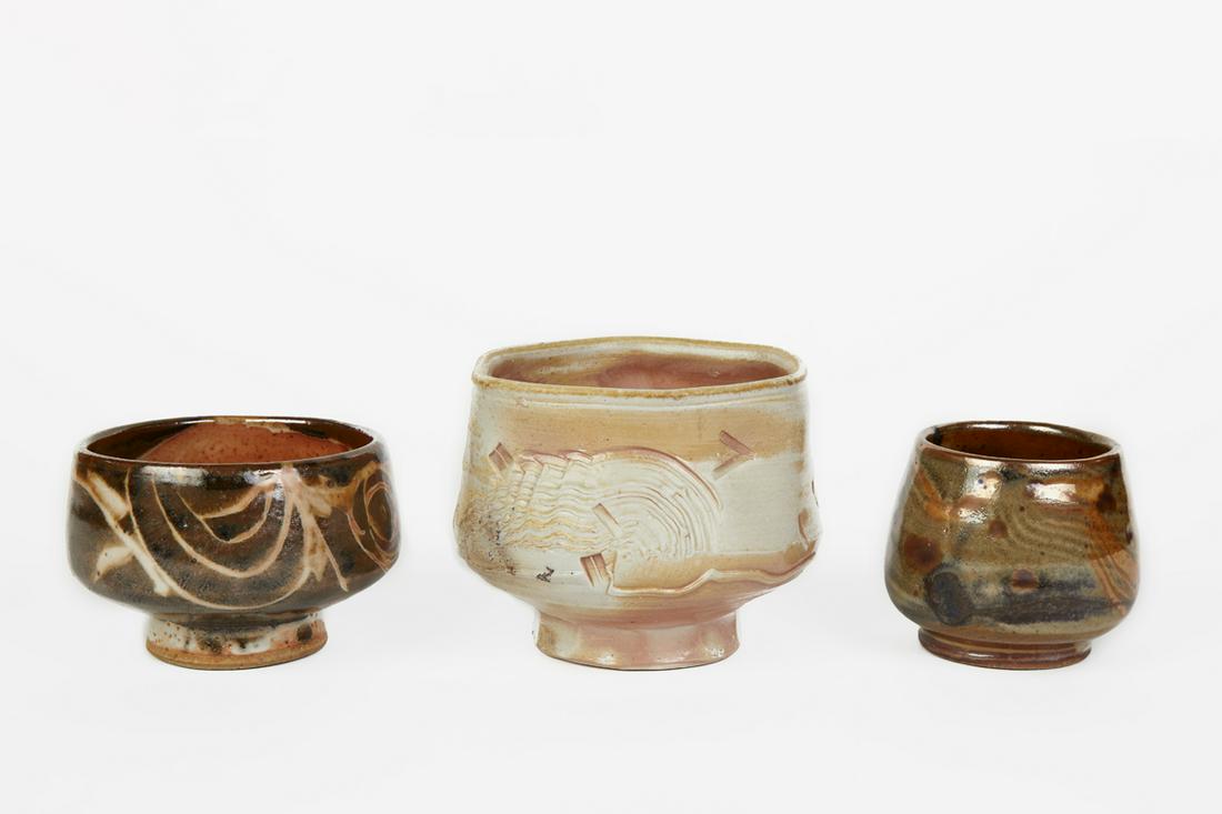 John Glick, Three Unique Tea Bowls (1 of 1)
