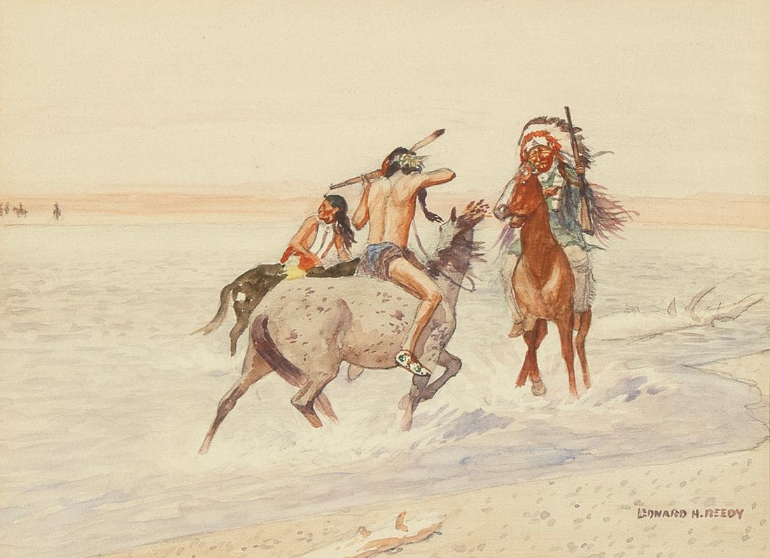 Leonard Reedy, Apache Battle (1 of 2)