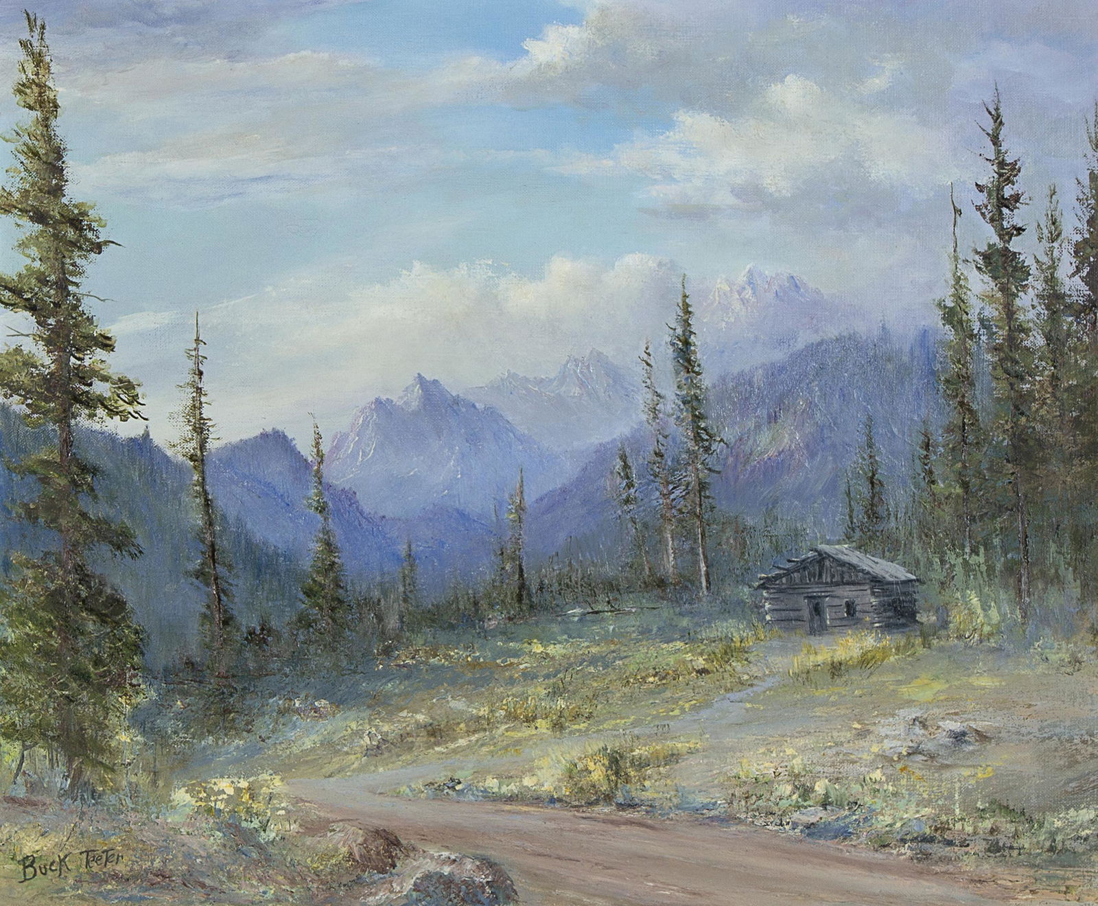 Roy (Buck) Teeter, Untitled (Mountain Cabin) (1 of 3)