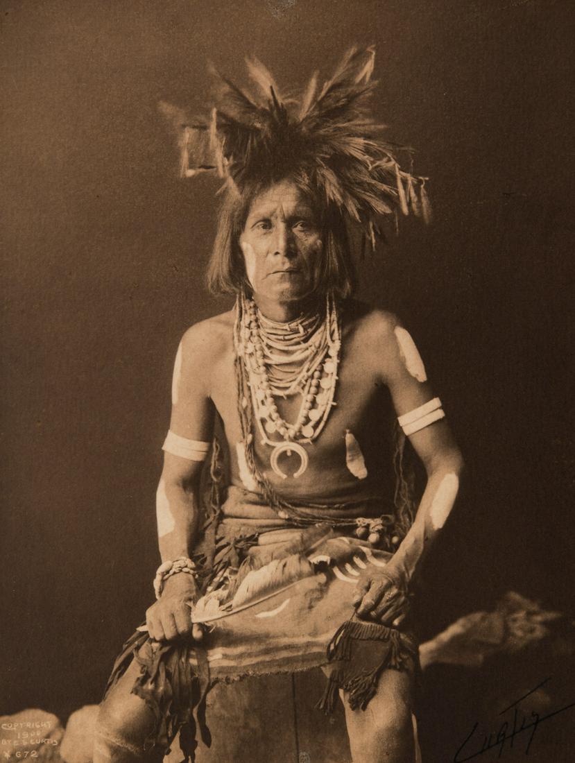 Edward Curtis, A Snake Priest - Hopi (Variant), 1900 (1 of 3)