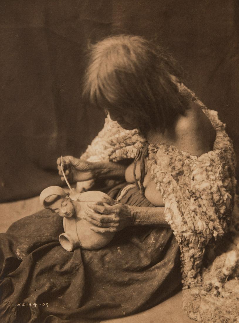 Edward Curtis, Mohave Potter, 1907 (1 of 3)