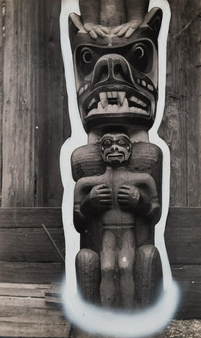 Edward Curtis, Untitled (House-post - Koskimo), 1914 (1 of 3)