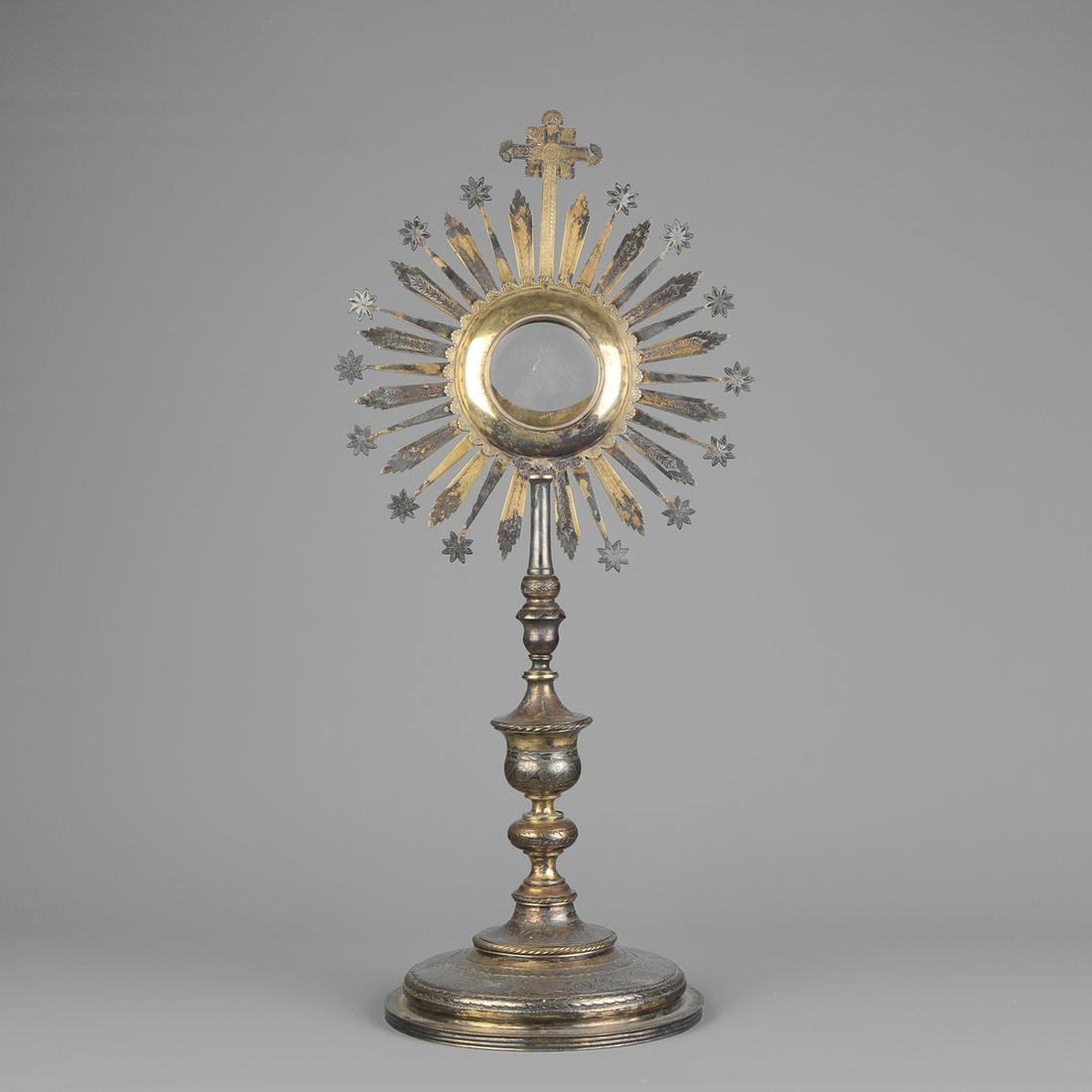 Spanish Colonial, Reliquary Monstrance, 19th Century (1 of 2)