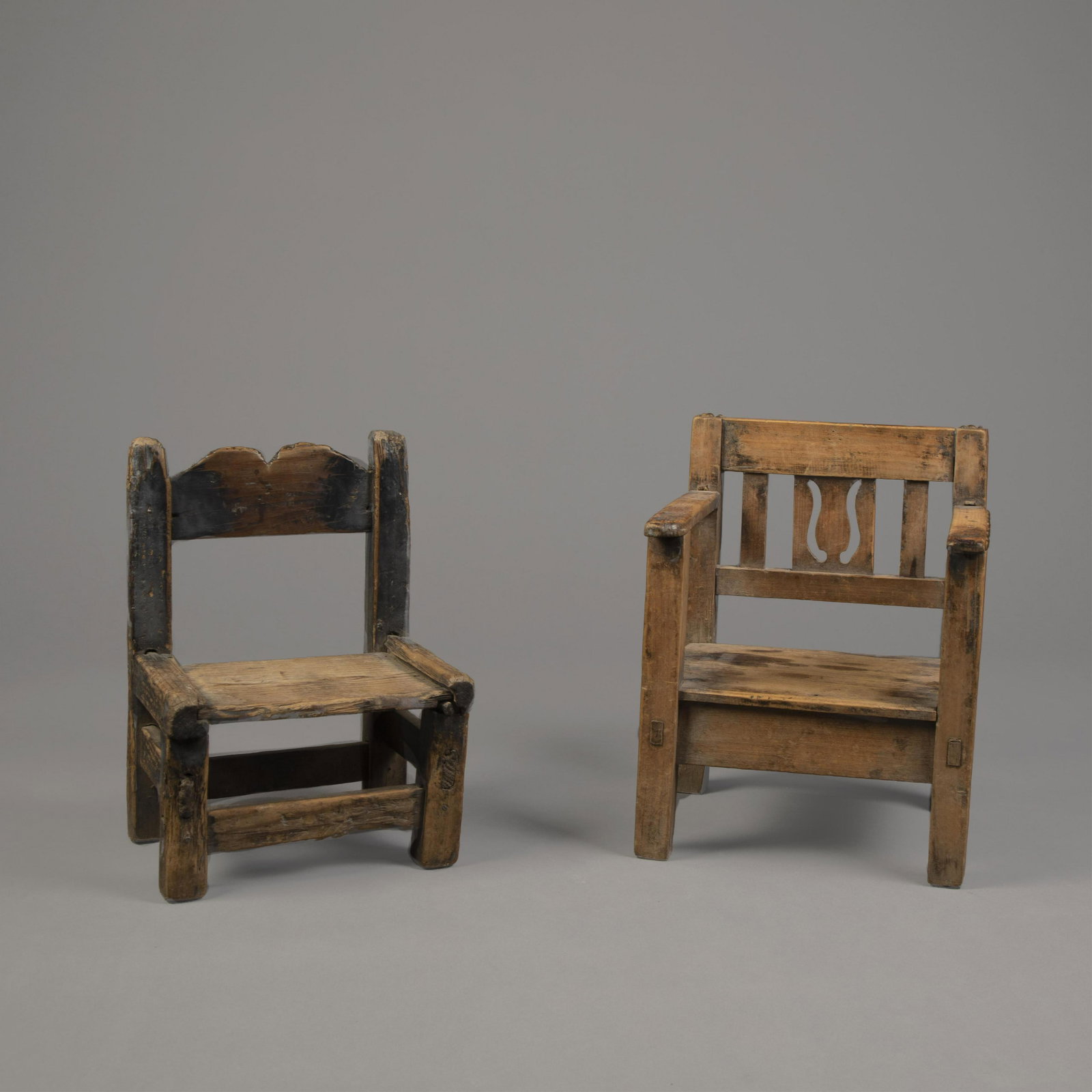New Mexico, Group of Two Children's Chairs, Early 20th (1 of 1)