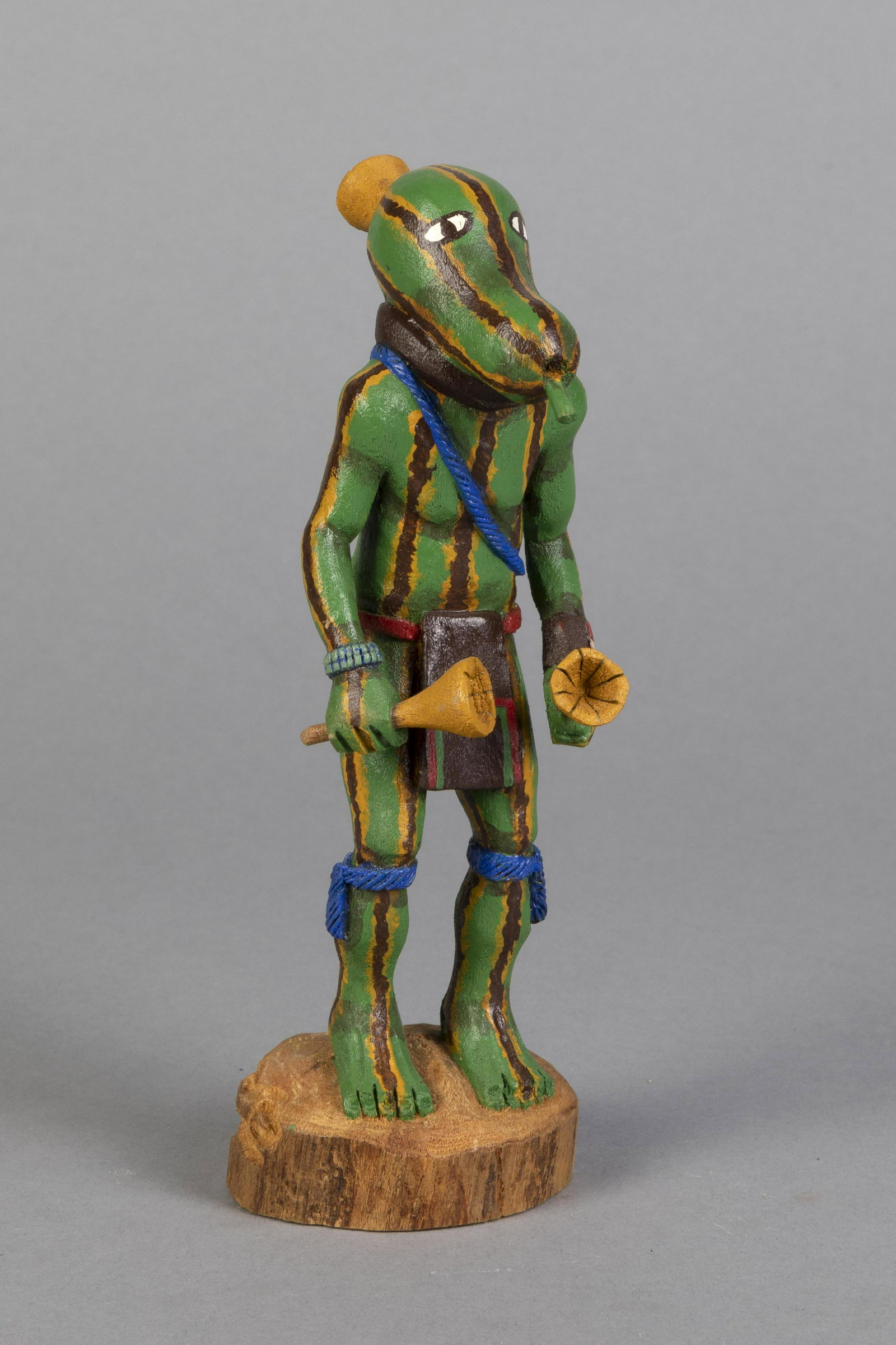 Hopi, Silas Roy Sr., Patun [Squash] Kachina (1 of 3)