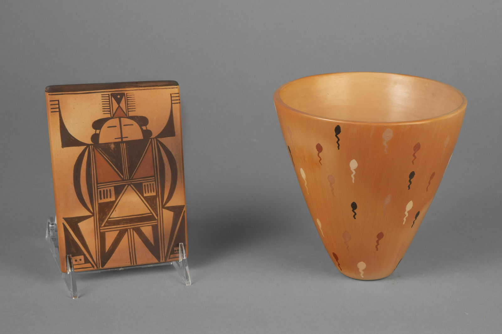 Hopi, Group of Two Pottery Items (1 of 1)