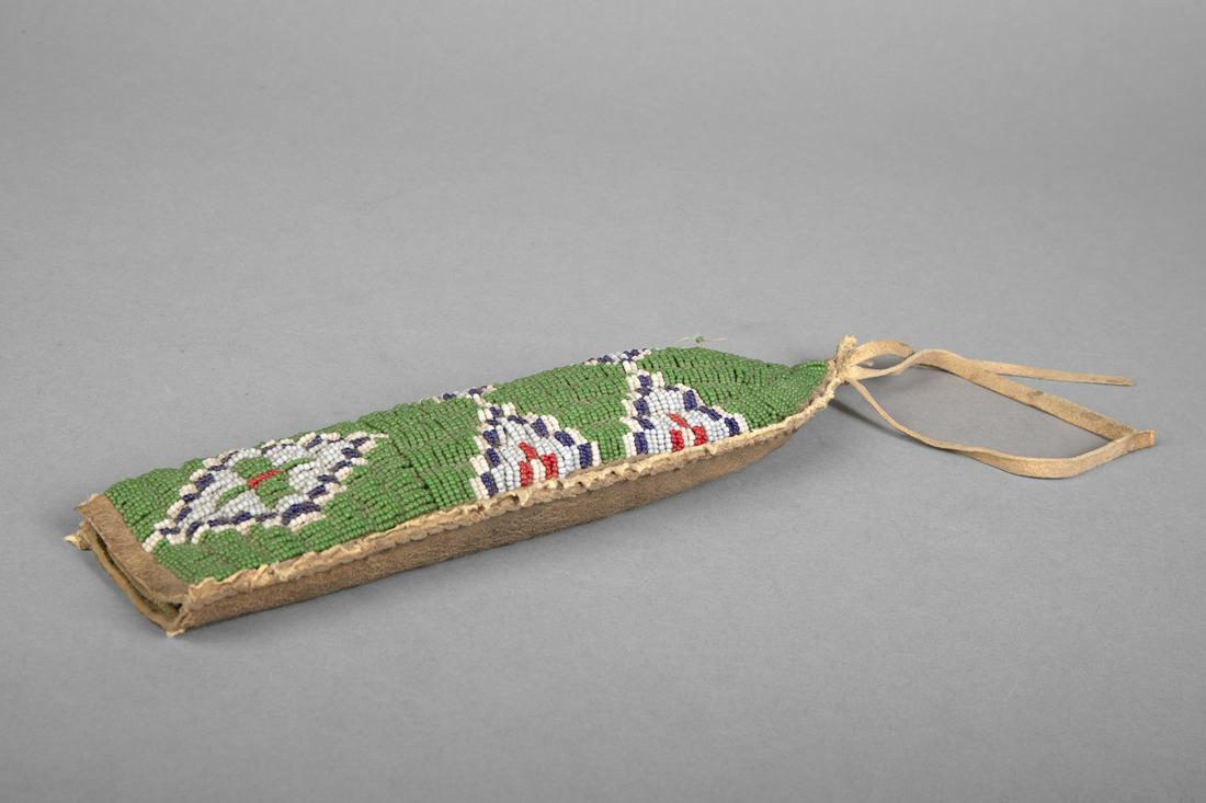 Sioux, Beaded Knife Sheath, ca. 1900-1920 (1 of 3)