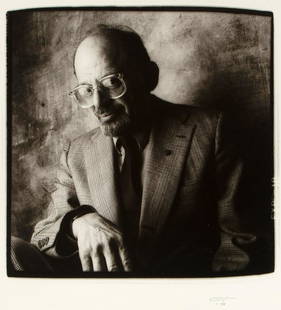 William Coupon, Allen Ginsberg, 1988: William Coupon(b. 1952)Allen Ginsberg, 1988gelatin silver printsigned and dated lower right: Coupon / 8813 x 12 1/2 in. (33.02 x 31.75 cm.), Sheet: 20 x 16 in. (50.80 x 40.64 cm.) William Coupon Photo