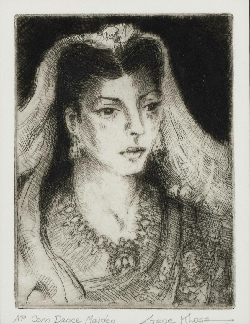 Gene Kloss, Corn Dance Maiden, 1973 (1 of 2)