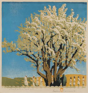 Gustave Baumann, Processional, 1956