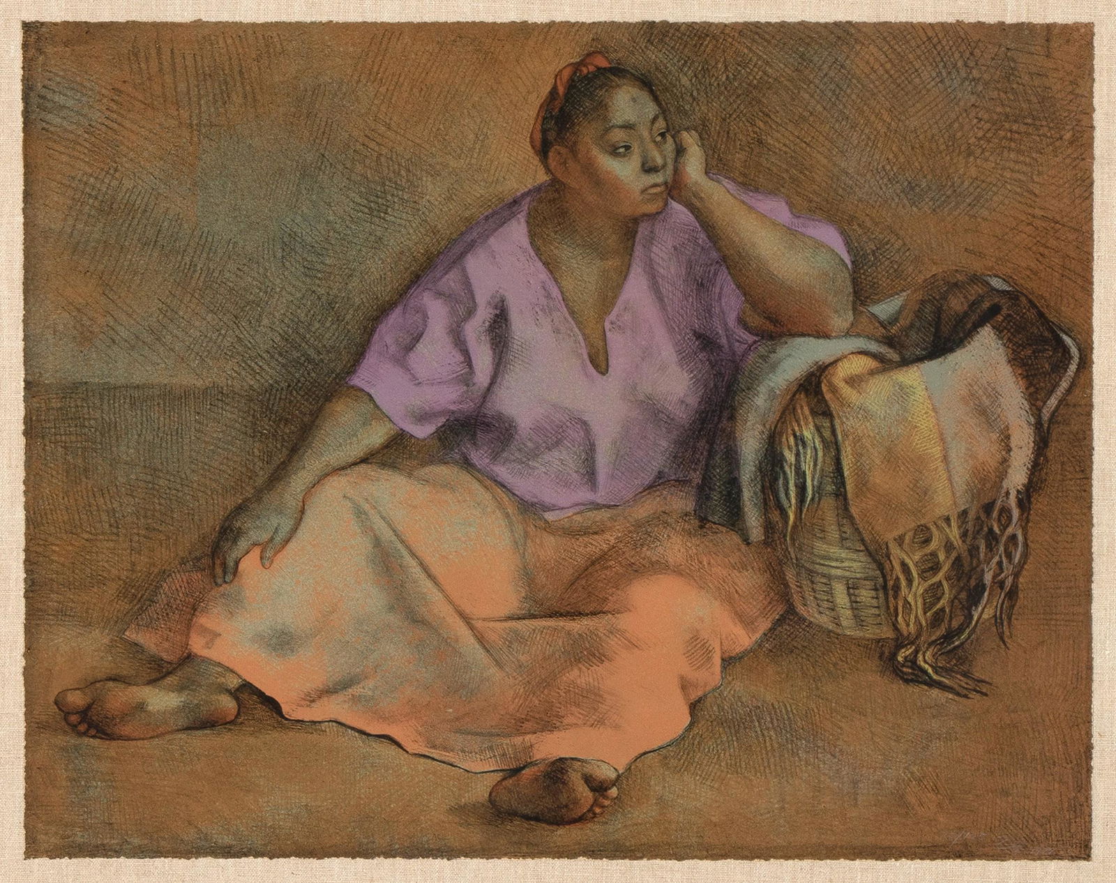 Francisco Zuniga, Mujer con canasto, 1979 (1 of 4)