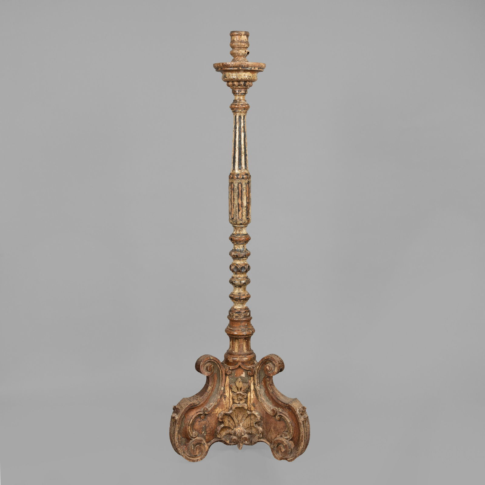 Spanish Colonial, Mexico, Blandones Candlestick, 18th (1 of 2)