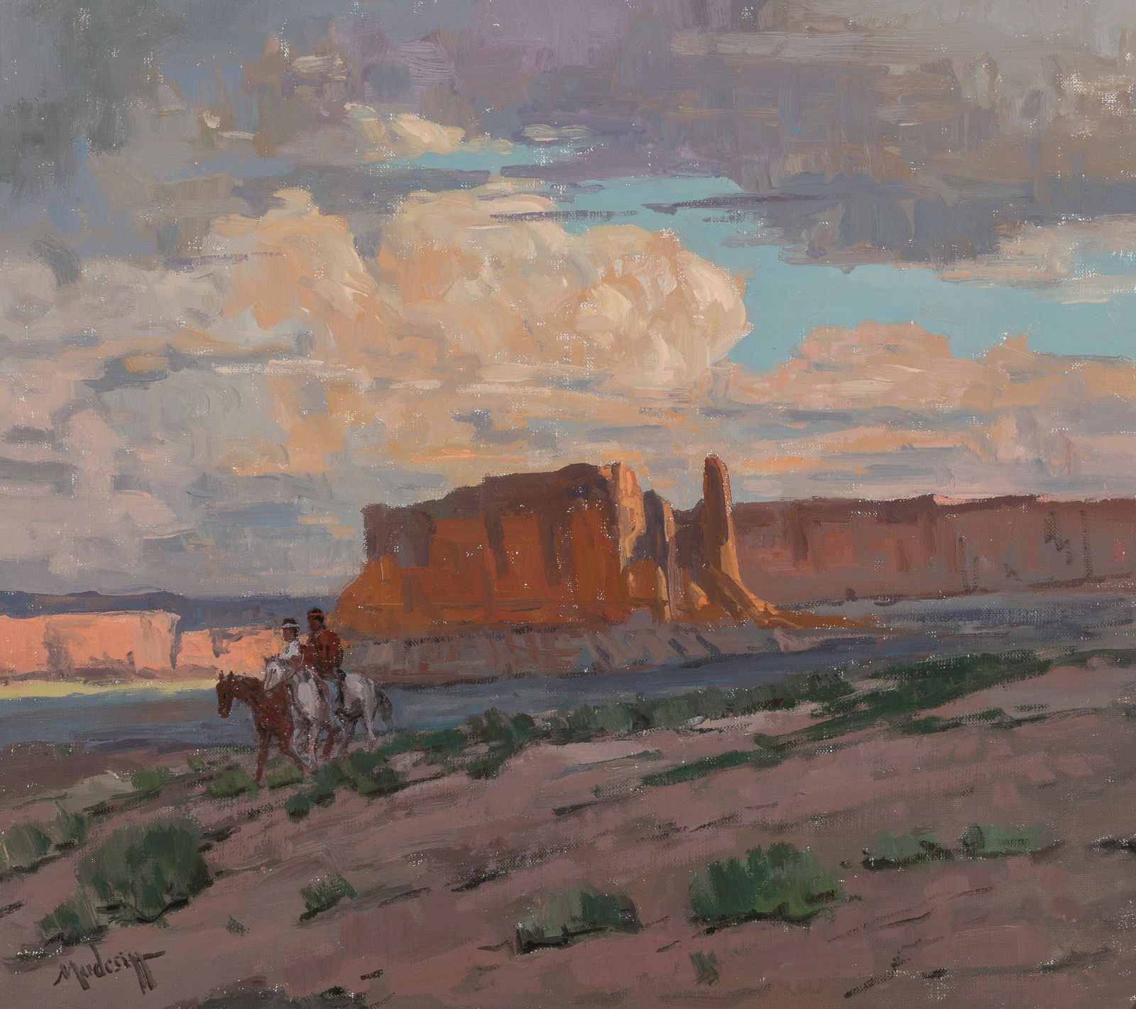 John Modesitt, Almost Home: John Modesitt(b. 1955)Almost Homeoil on linensigned lower left: Modesitt17 1/2 x 19 1/2 in. (44.45 x 49.53 cm.), Frame: 23 x 25 x 1 1/2 in. (58.42 x 63.50 x 3.81 cm.) Private Collection, Florida