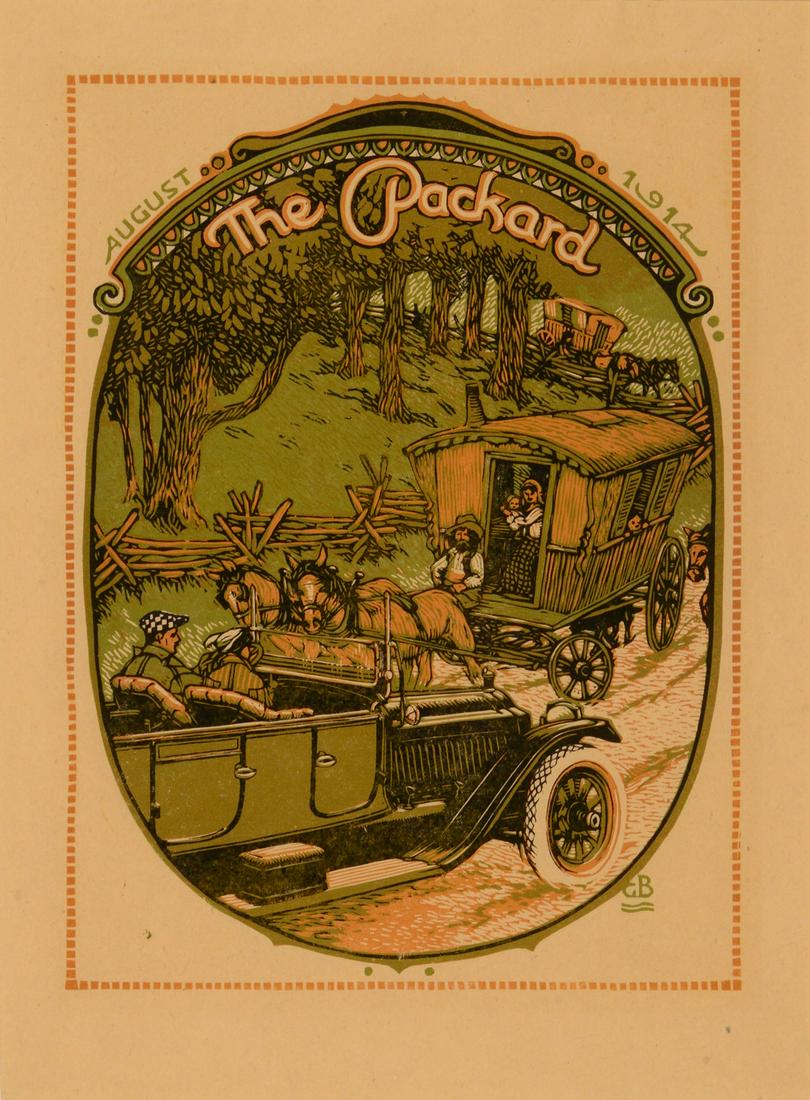 Gustave Baumann, The Packard August 1914 Calendar (1 of 2)