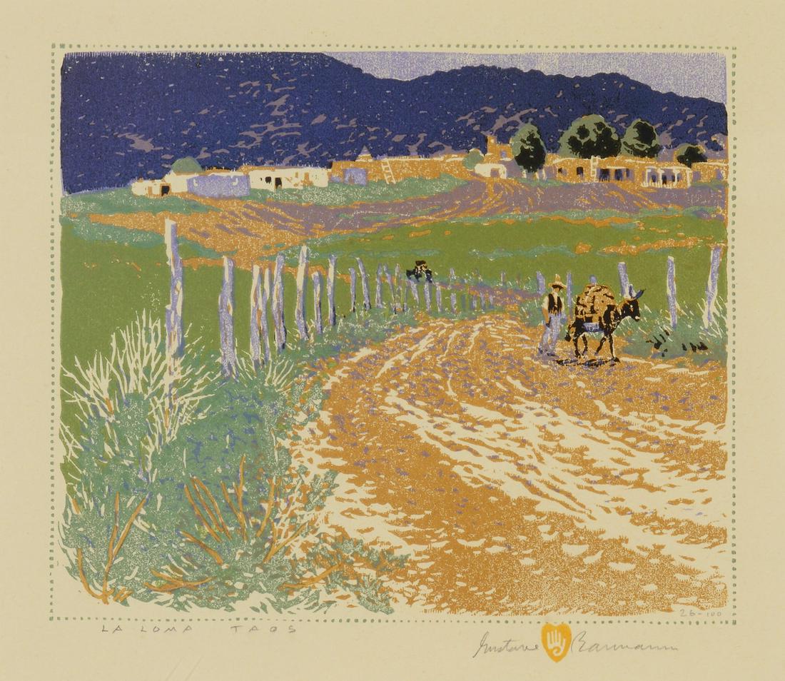 Gustave Baumann, La Loma Taos, 1919 (1 of 3)