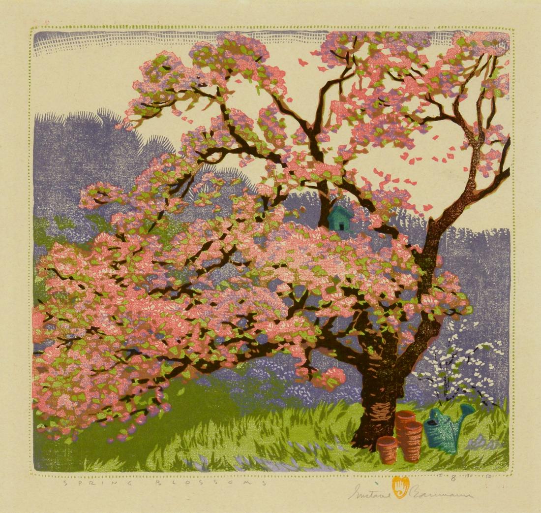 Gustave Baumann, Spring Blossoms, 1950 (1 of 3)