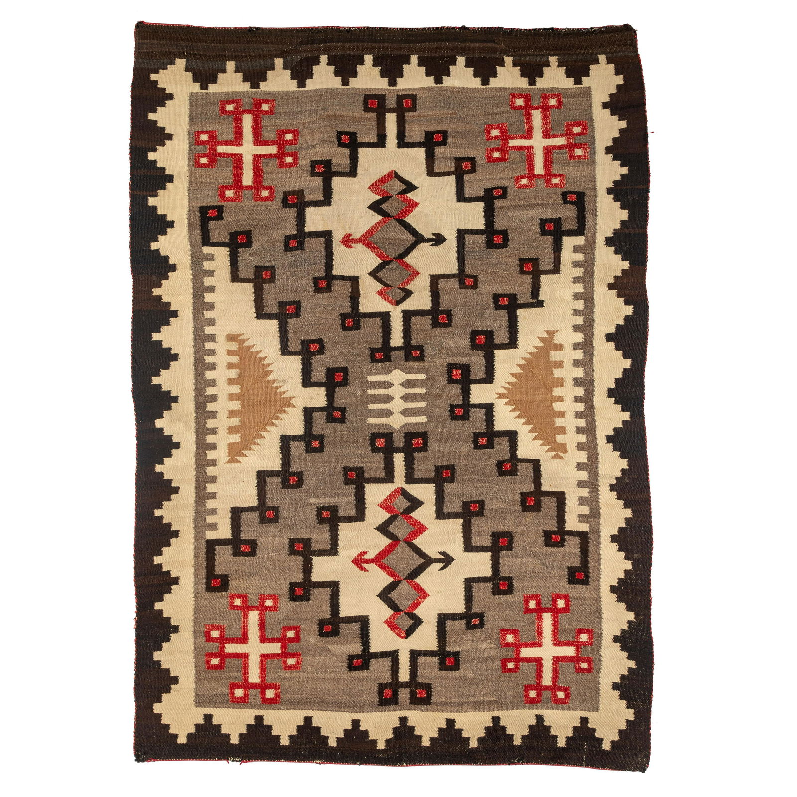 Dine [Navajo], Crystal Textile, ca. 1925 (1 of 2)