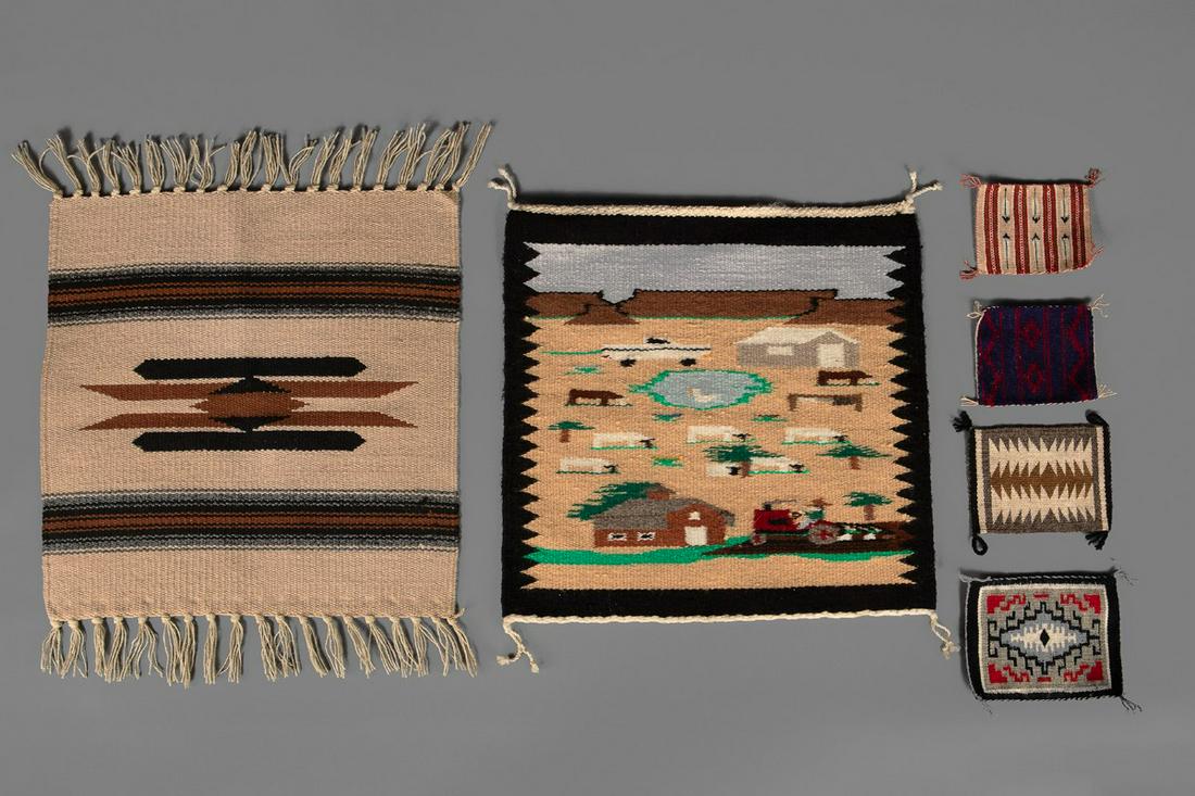Dine [Navajo] and Chimayo, Group of Five Miniature (1 of 2)