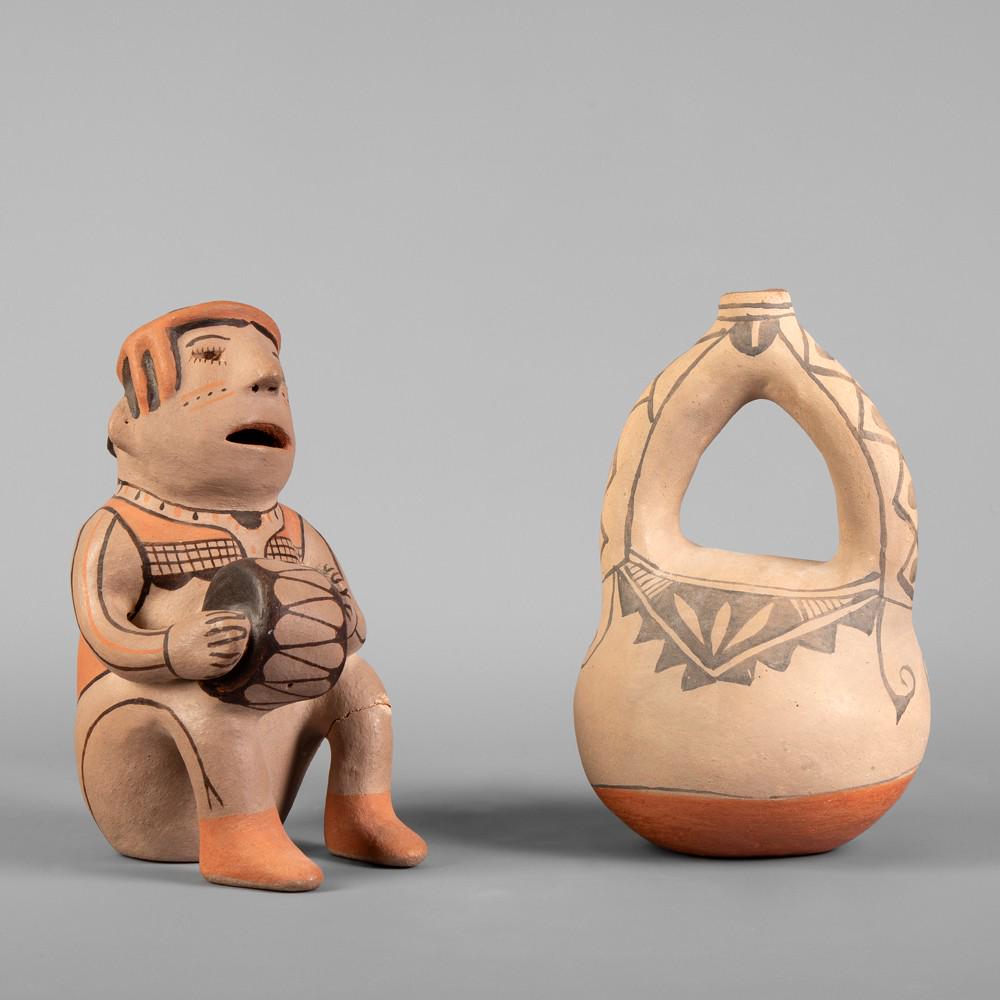Cochiti, Group of Two Pottery Vessels (1 of 2)