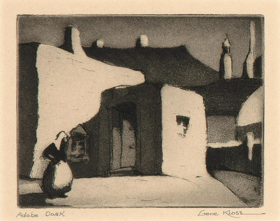 Gene Kloss, Adobe Dusk, 1925 (1 of 2)