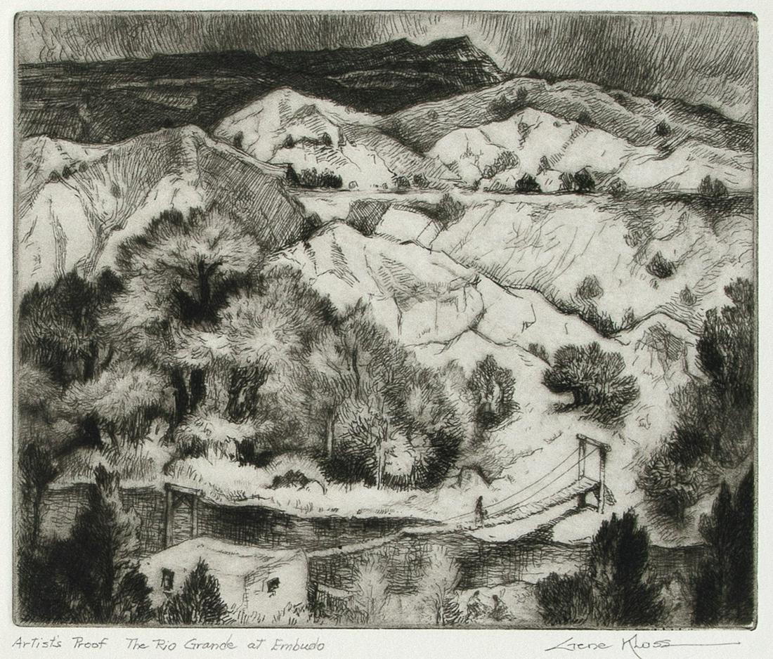 Gene Kloss, The Rio Grande at Embudo, 1984 (1 of 3)