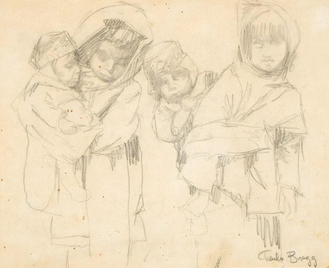 Charles Bragg, Untitled (Four Children) (1 of 2)