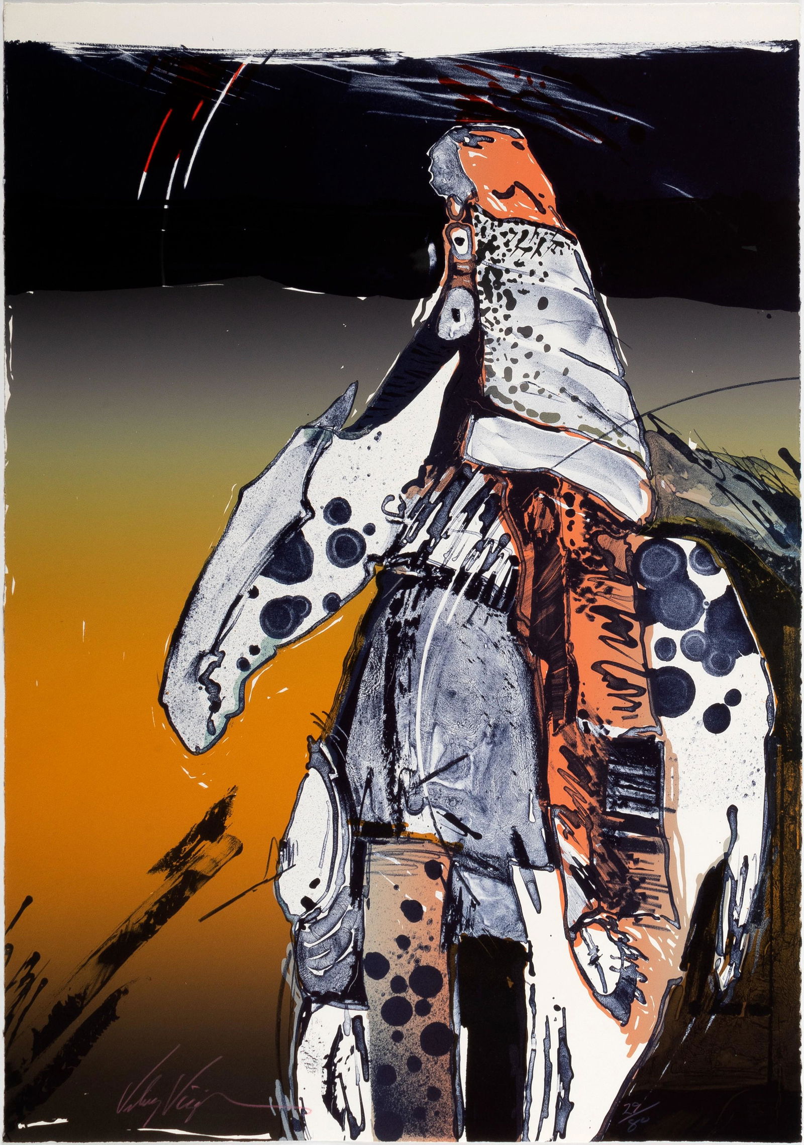 Veloy Vigil, Untitled (Rider on Horse) (1 of 1)