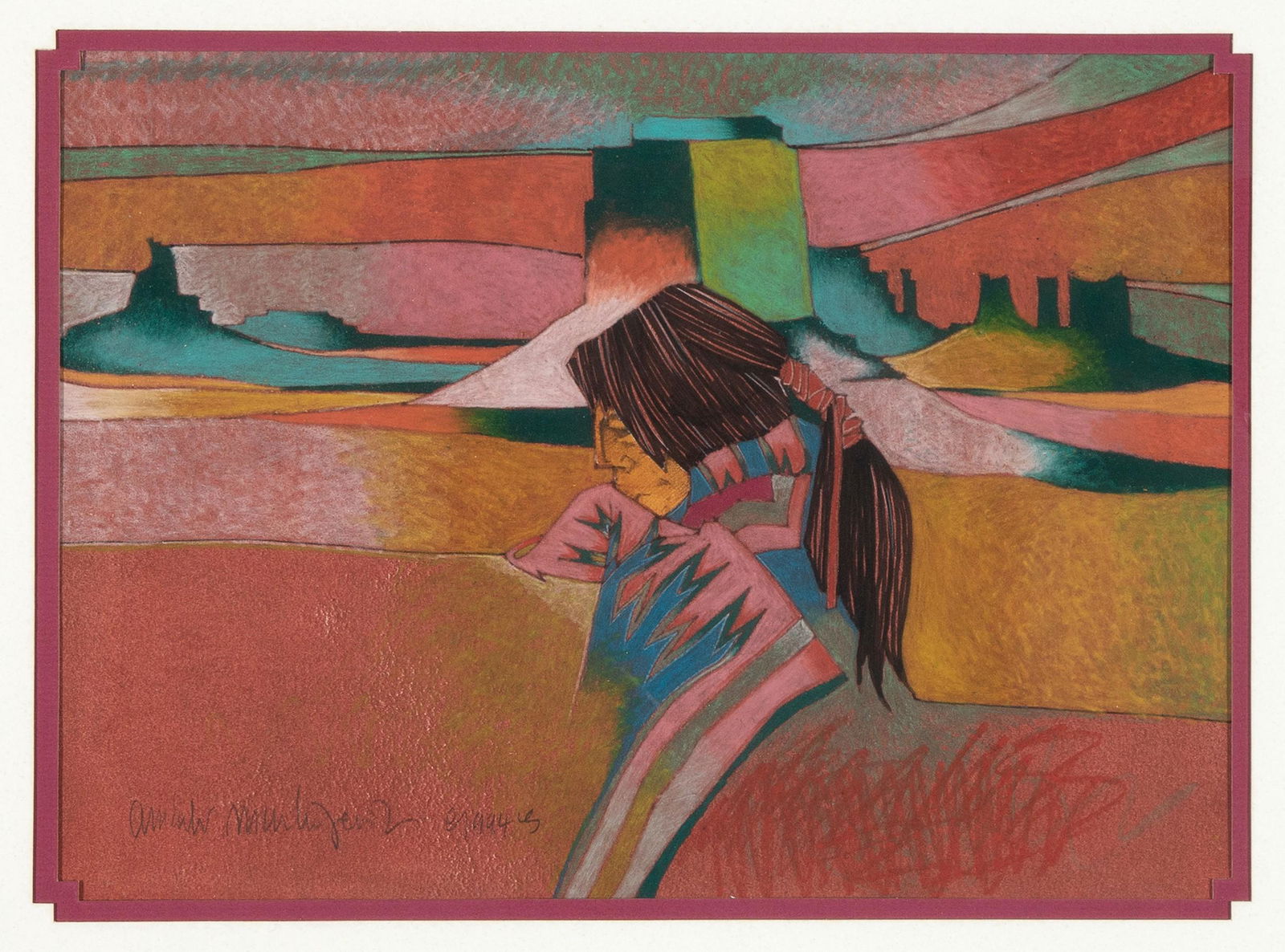 Amado Maurillo Pena, Valle en Cafe, 1995 (1 of 2)