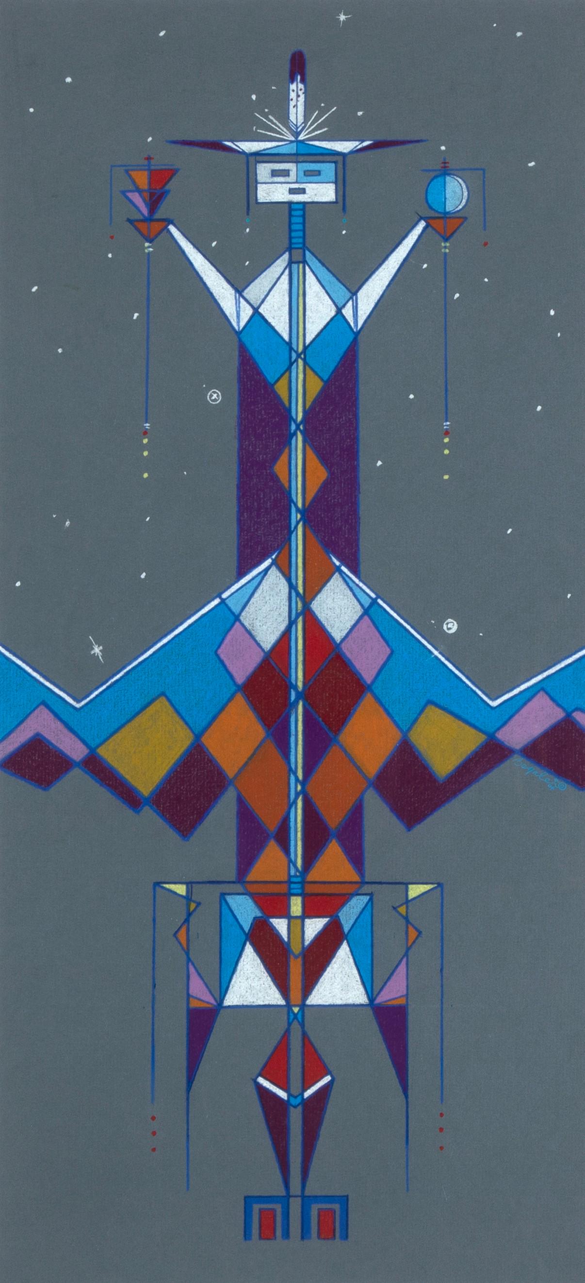 Wayne Beyale, Little Cosmic Warrior, 2004 (1 of 3)