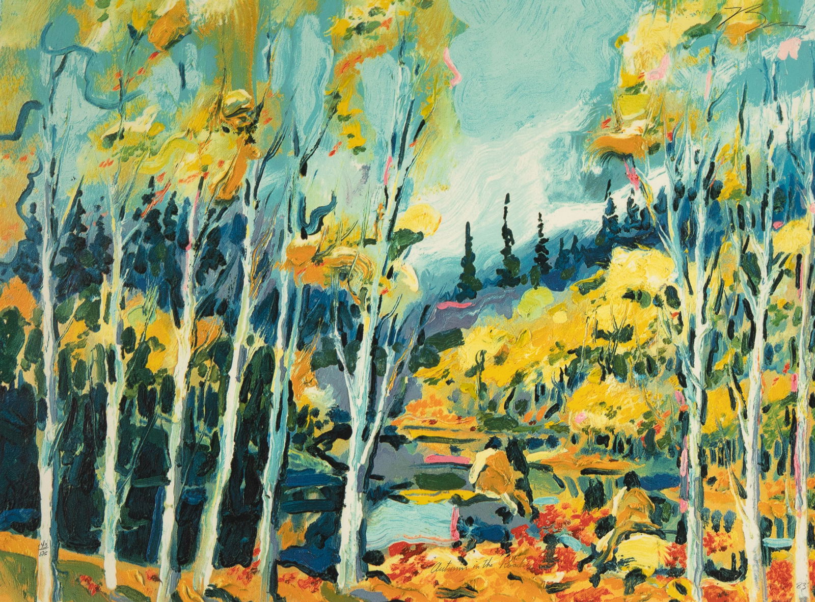 Earl Biss, Autumn in the Rockies, 1983 (1 of 2)