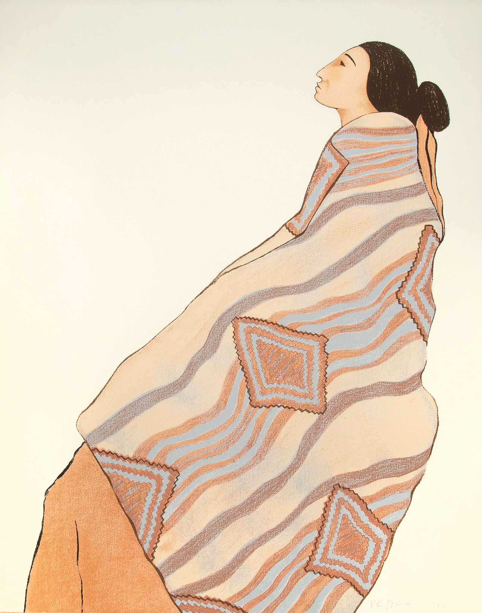 R.C. Gorman, Bayetta (State II) (1 of 2)