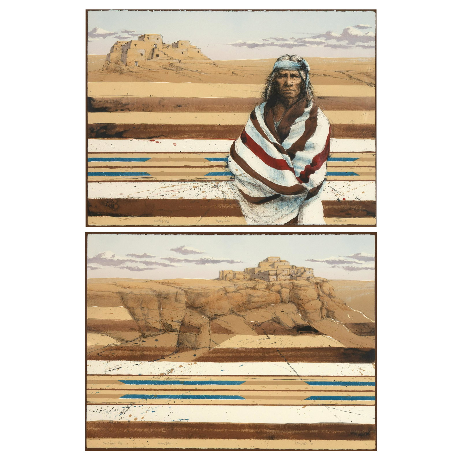 Larry Fodor, Lot of Two: Anasazi Dream I + II (1 of 5)