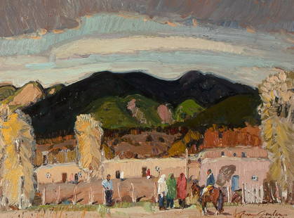 Jerry Jordan, When Time Stands Still: Jerry Jordan(b. 1944)When Time Stands Stilloil on boardsigned lower right: Jerry Jordan / © T.A.O.S.inscribed verso: P942 / "When Time Stands Still" / © Jerry Jordan / 12x1612 x 16 in.