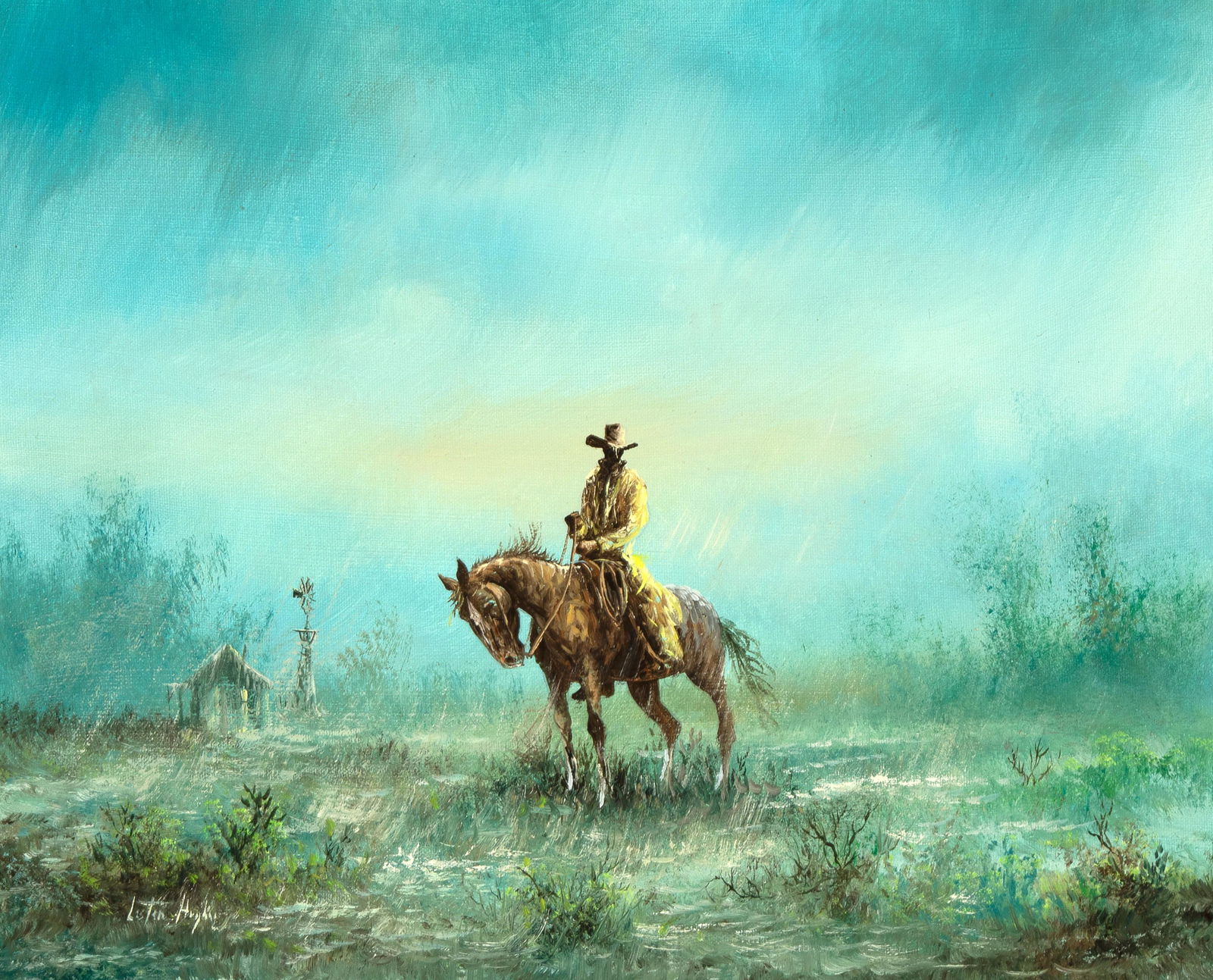 Lester Hughes, Untitled (Cowboy) (1 of 2)