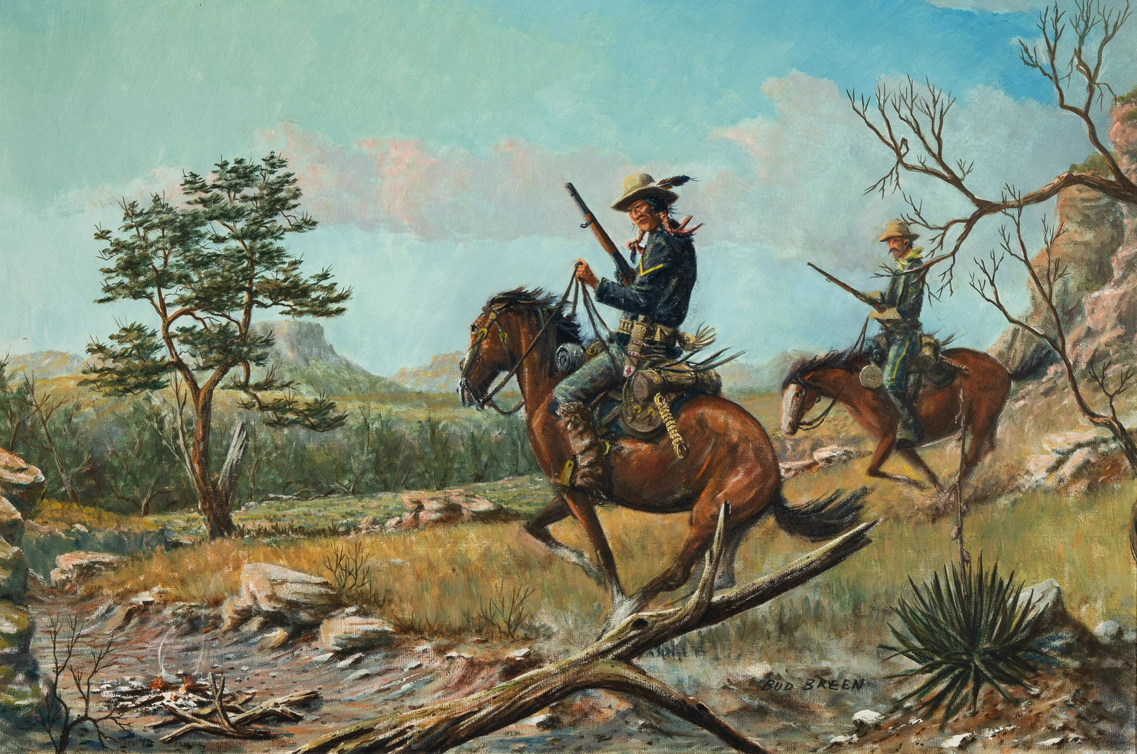 Bud (Paul) Breen, Untitled (On the Trail) (1 of 2)