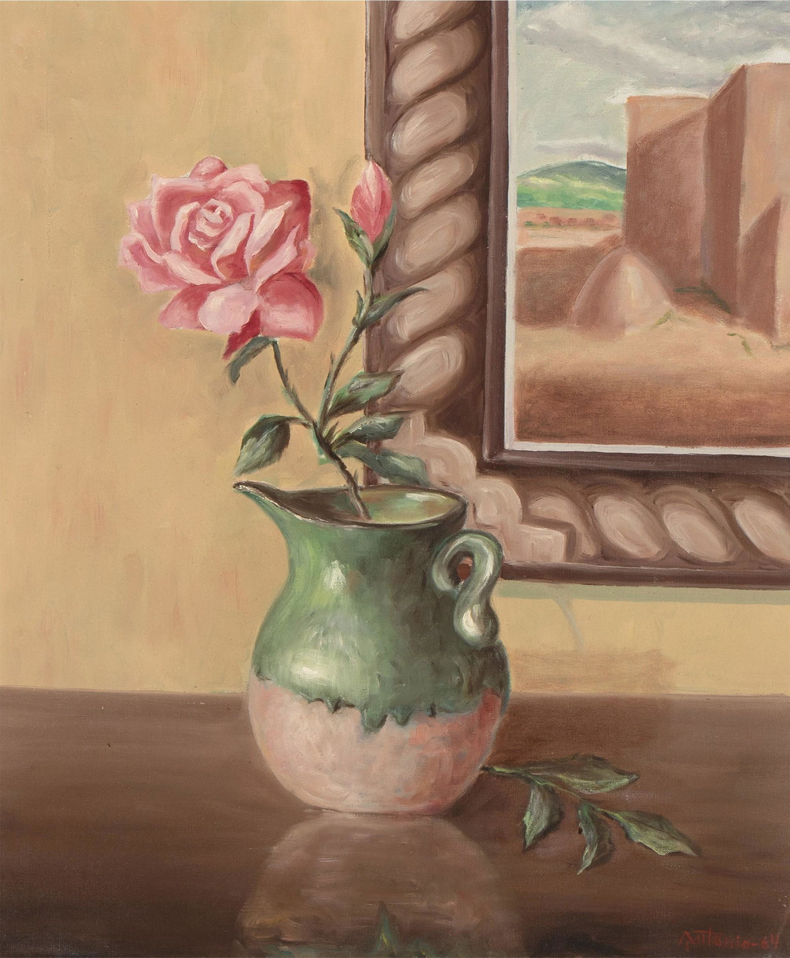 Antonio Mendoza, Still Life with Roses, 1964 (1 of 2)