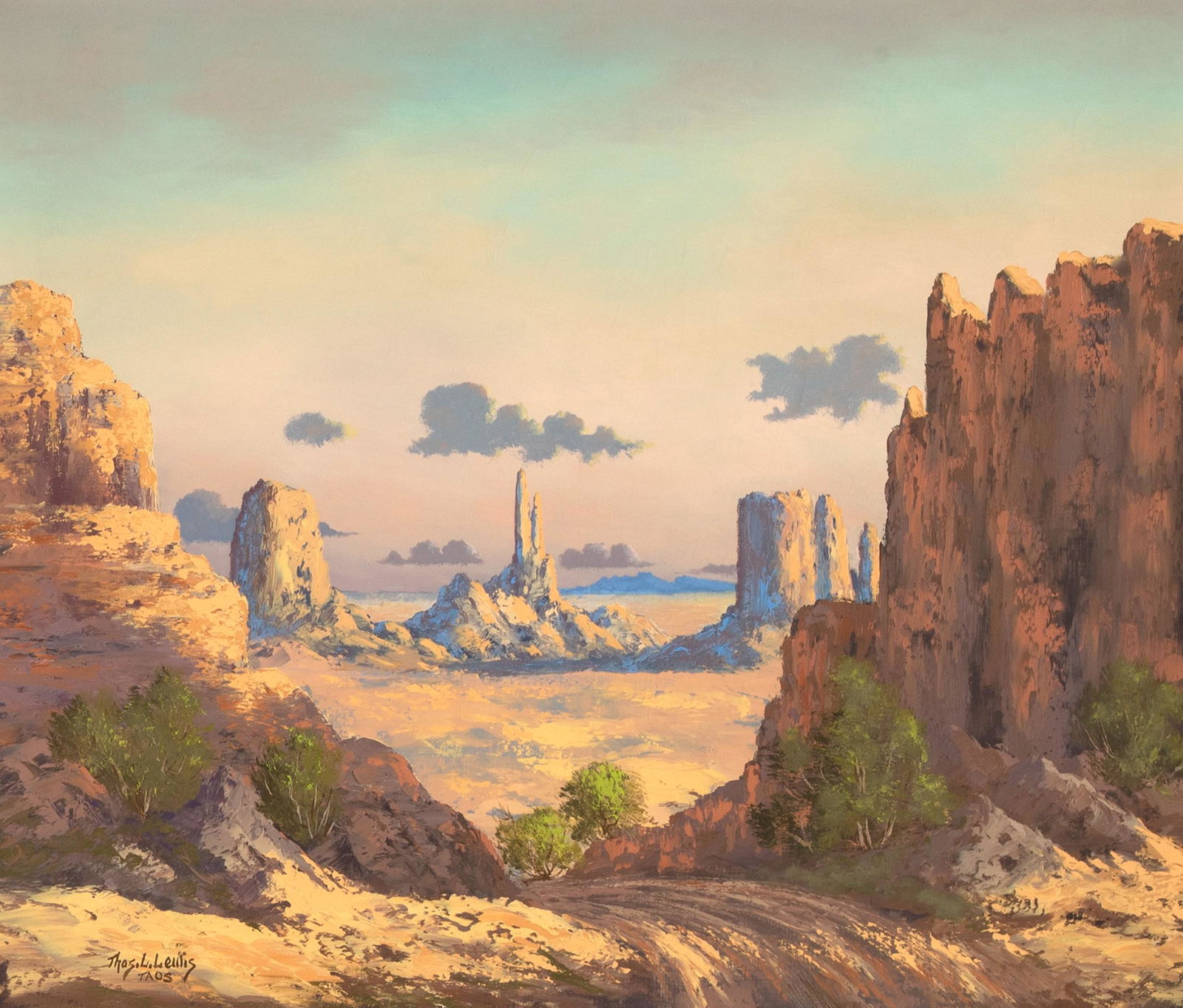 Thomas L. Lewis, Early Morning in Monument Valley (1 of 3)