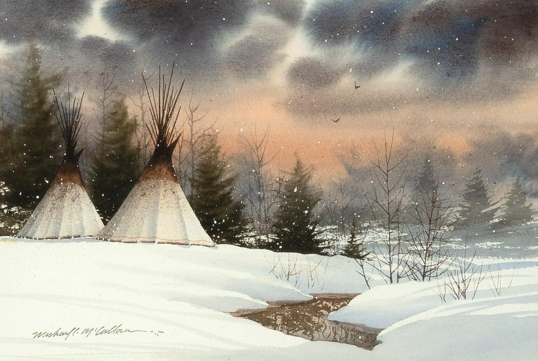 Michael McCullough, Untitled (Winter Camp) (1 of 2)