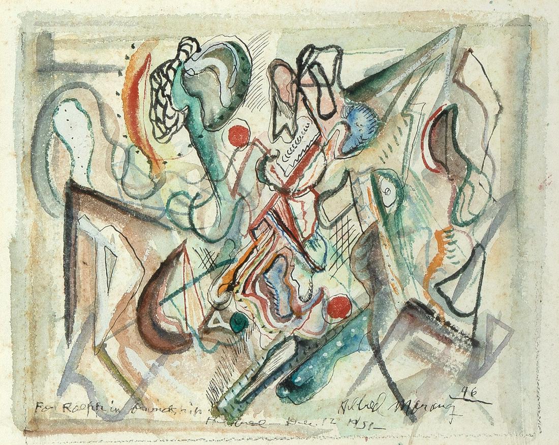 Alfred Morang, Untitled (Abstraction), 1946 (1 of 2)