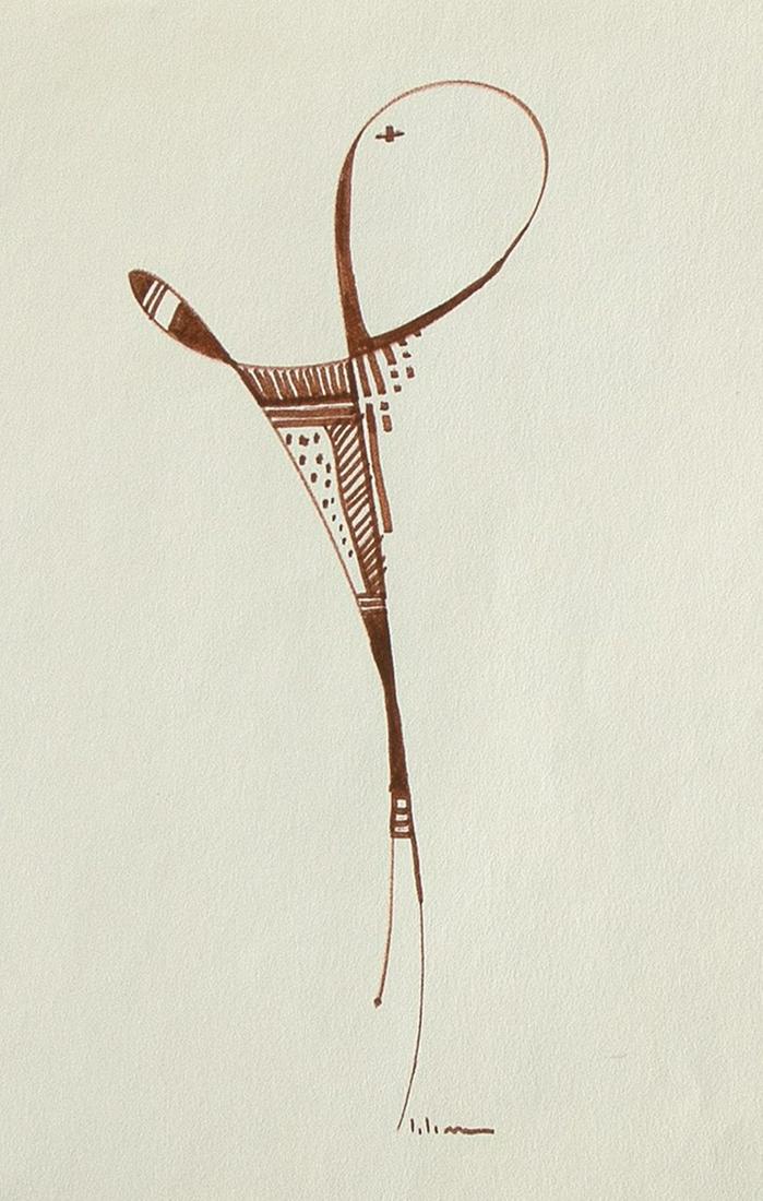 Charles Loloma, Untitled (Abstract) (1 of 2)