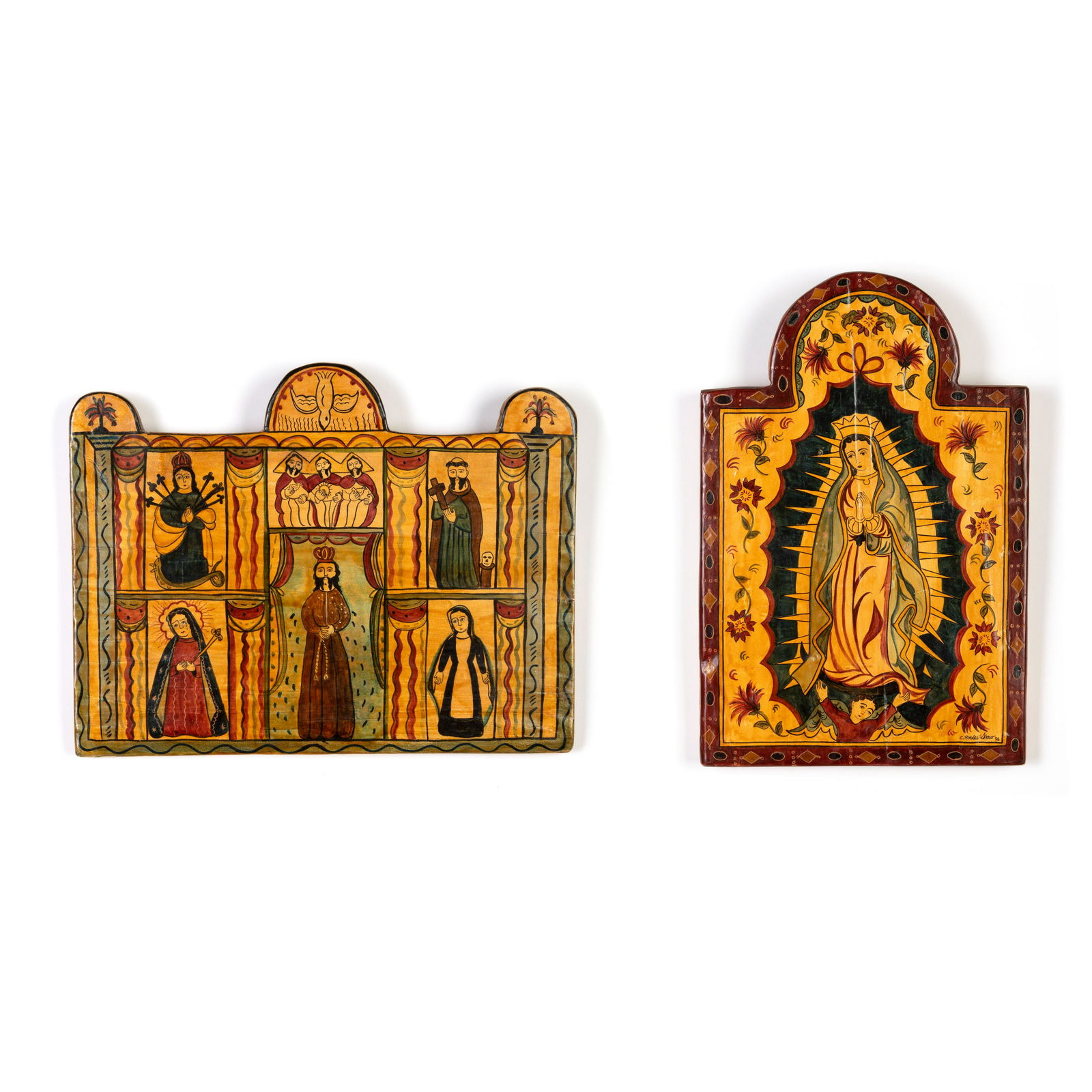 Catherine Robles-Shaw + Roxanne Shaw, Pair of Retablos: Nuestra Senora de Guadalupe, 1996 + Chapel (1 of 5)