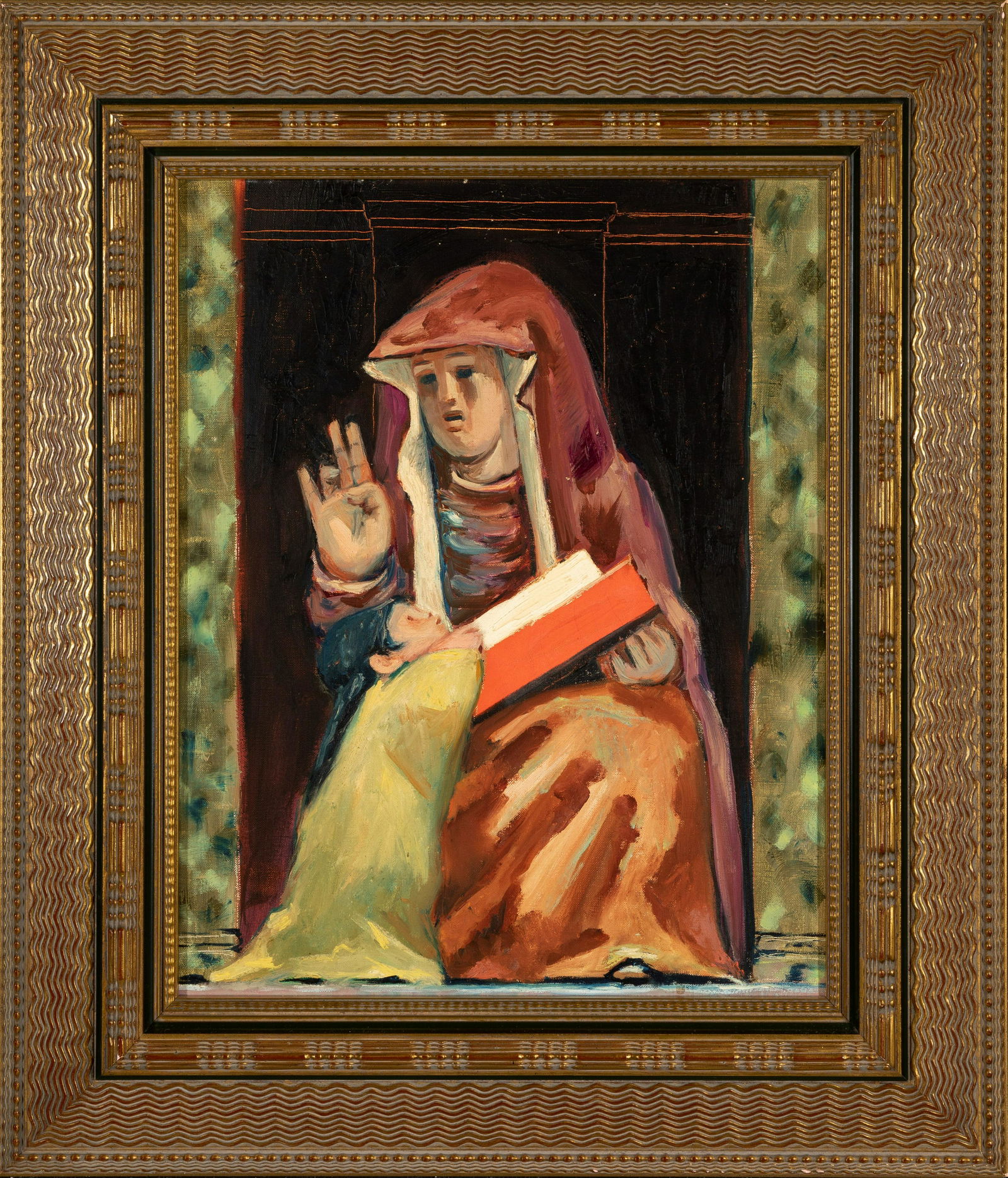 Jean Charlot, Virgin Instructing Indian Child, ca. 1930 (1 of 2)