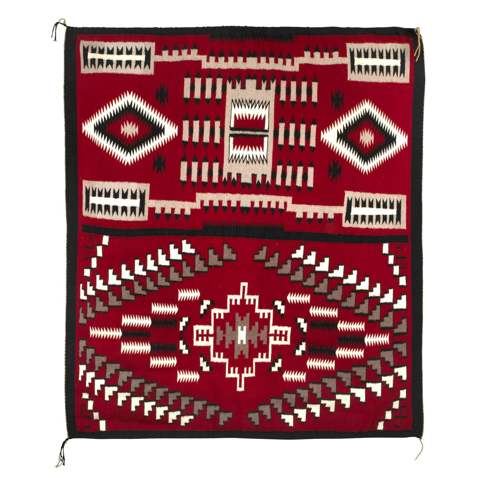 Annie Edison, Storm Pattern and Klagetoh Textile, 1990s (1 of 2)