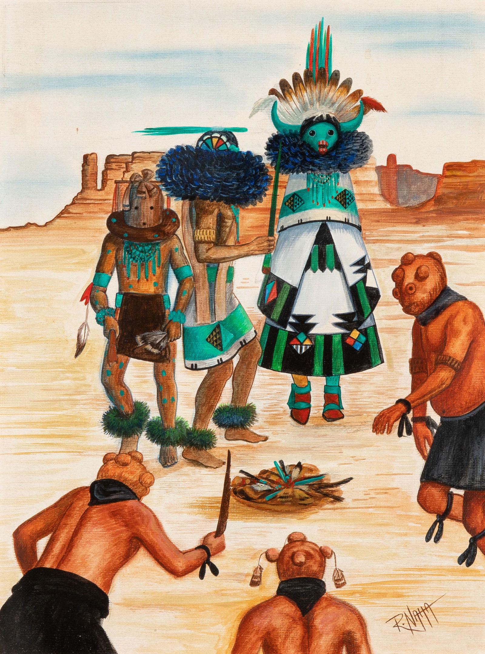 Raymond Naha, Sr., Zuni Shalako Ceremony (1 of 2)